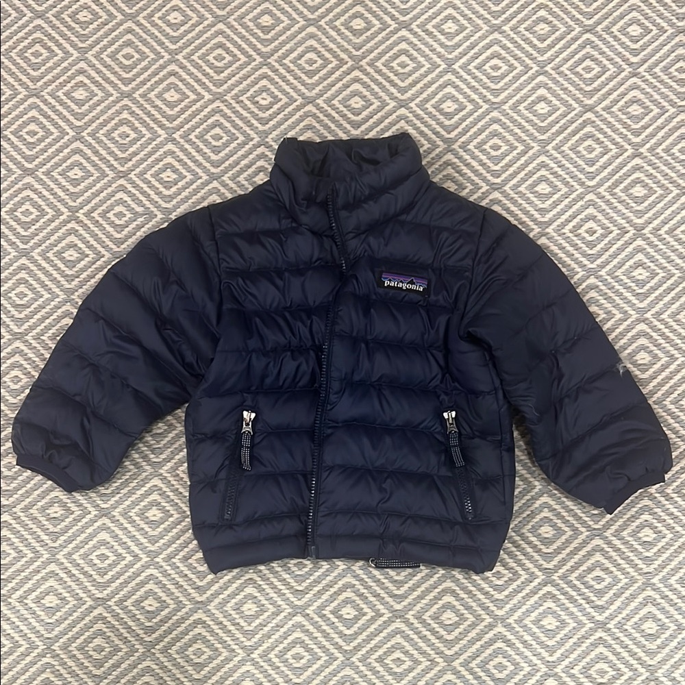 Patagonia Navy Quilted Infant Jacket 6-12M